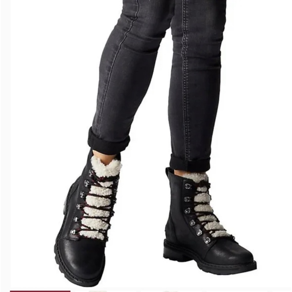 SOREL LENNOX COZY BLACK BOOT - Picture 2 of 8
